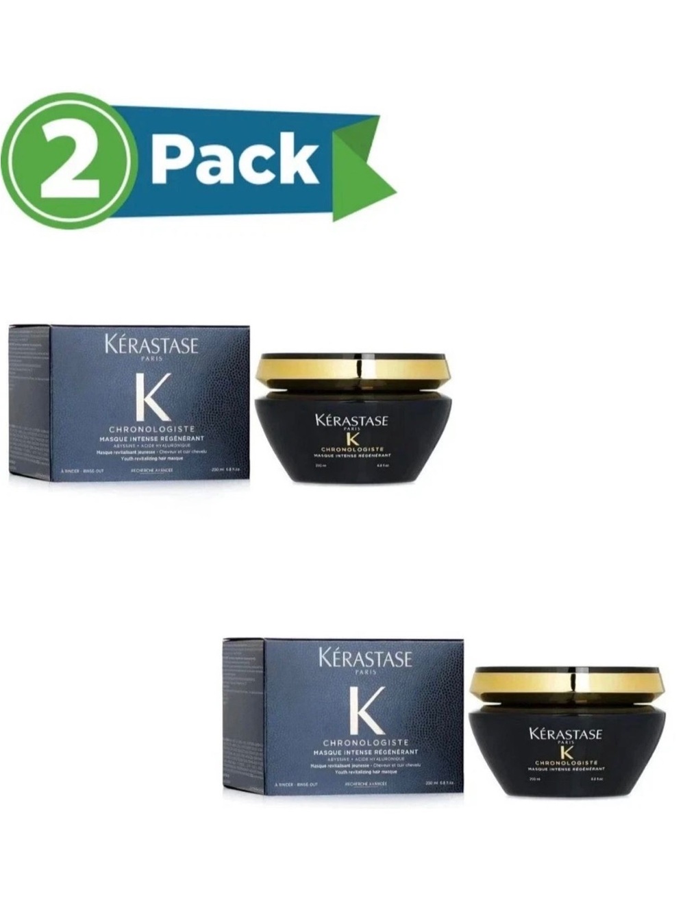 Kerastase Chronologiste Masque Intense Regenerant 6.8oz/200ml 2pcs